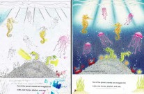 Planet Harmonium Jellies concept to final illustration